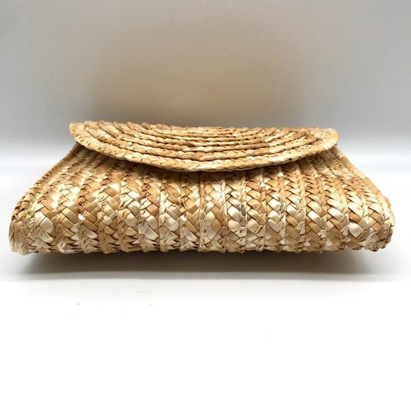EWC Neutral Raffia Envelope Clutch - Picture 5 of 10